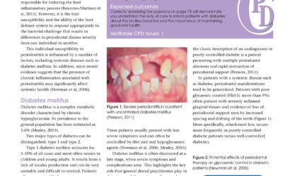 Diabetes and periodontitis: an update